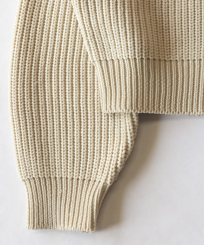 【 ミームセレクトオリジナル 】ショート丈ボリュームリブニットカーディガン ／ short volume libknit cardigan