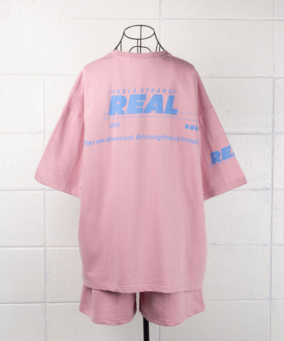 【上下2点セット】ストリートロゴＴ＆ショートパンツルームウェア ≪ NEW COLOR新登場！ ≫