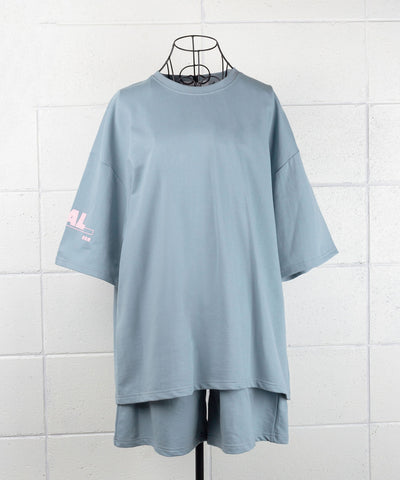 【上下2点セット】ストリートロゴＴ＆ショートパンツルームウェア ≪ NEW COLOR新登場！ ≫