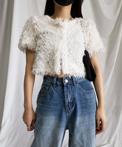 ～ NEW 2023SS ～ ムードフェザーショートトップス ／ mood feather short tops