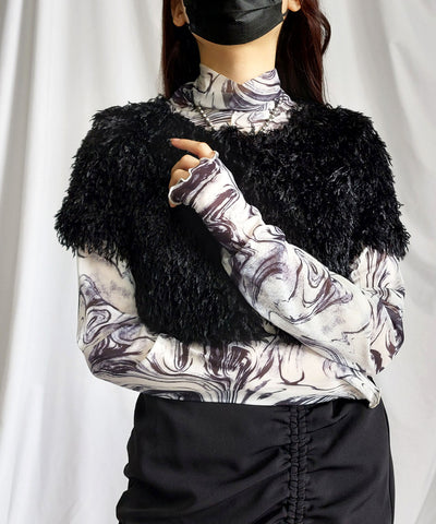 ～ NEW 2023SS ～ ムードフェザーショートトップス ／ mood feather short tops