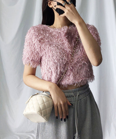～ NEW 2023SS ～ ムードフェザーショートトップス ／ mood feather short tops