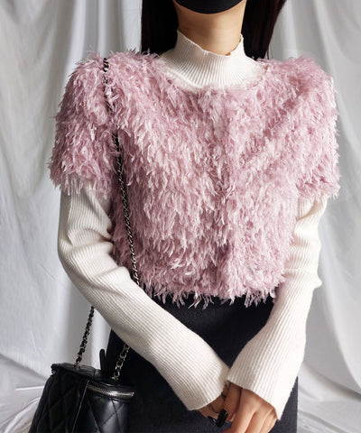 ～ NEW 2023SS ～ ムードフェザーショートトップス ／ mood feather short tops